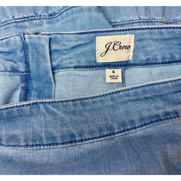 J. Crew Light Blue Denim Midi Trumpet Skirt Size 4 - Picture 6 of 6